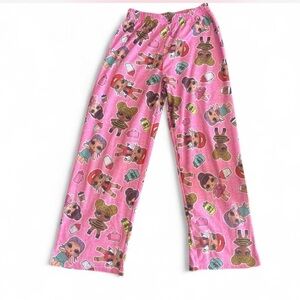 ✨ L.O.L. Surprise! Pink Character Pajama Bottoms size 10 girls